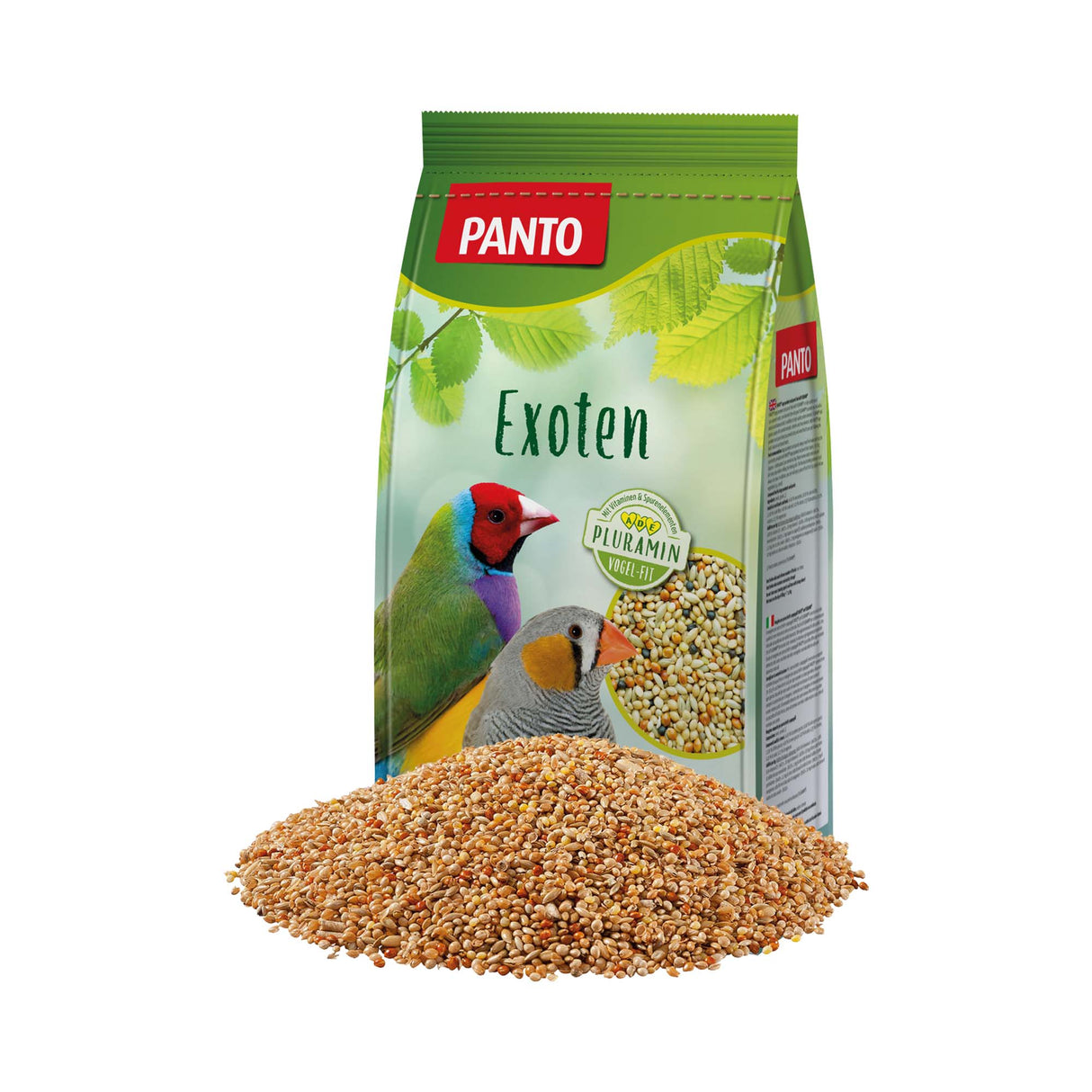 Panto exotic food 1Kg, Ornamental Bird Food, Green Eating as a Supplement to Cereal Feed