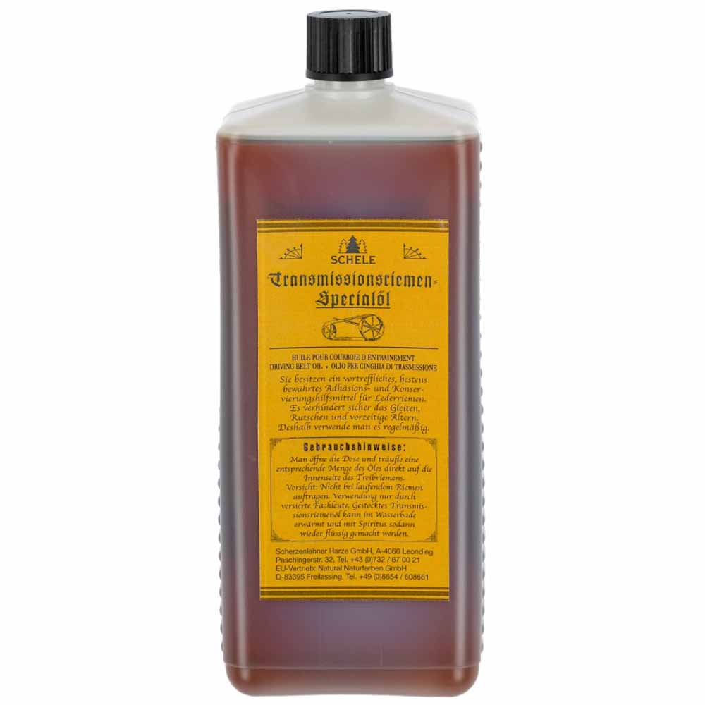 Cera e olio per cinghie di trasmissione in cuoio