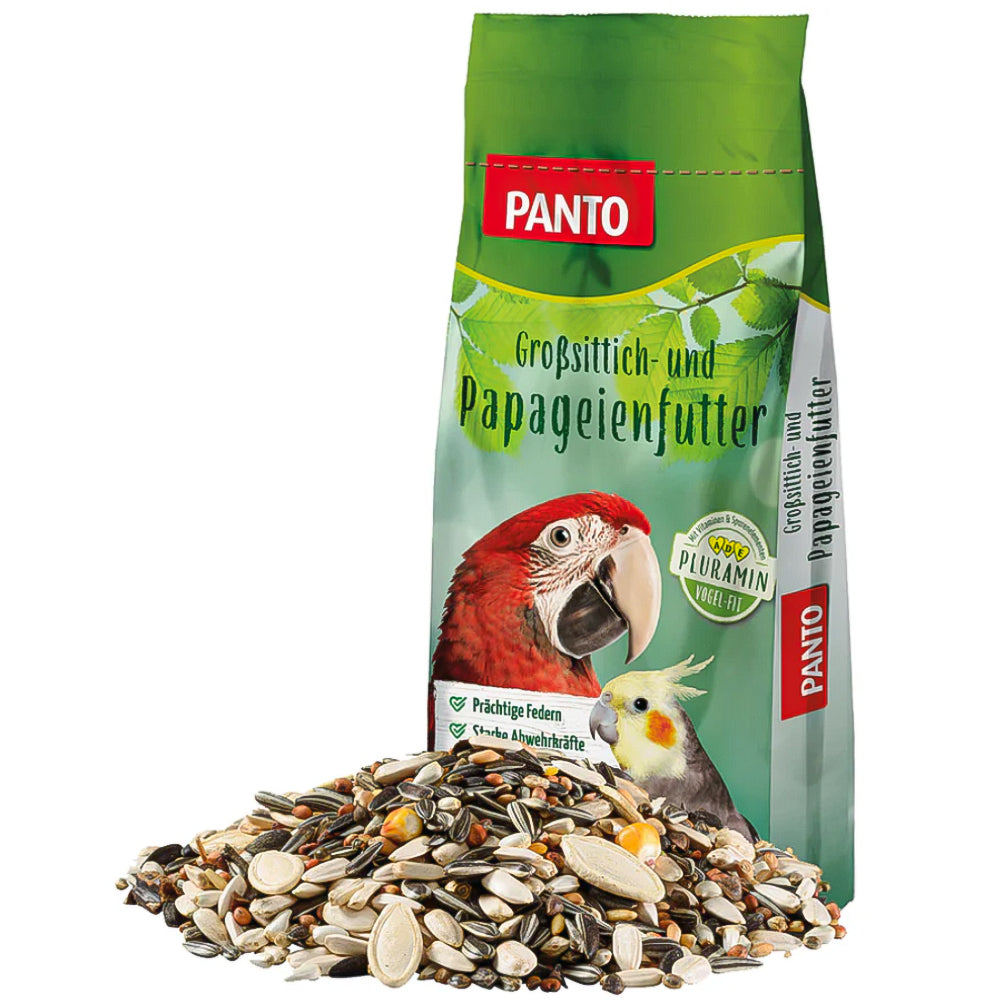 Panto® Papageienfutter mit Sonnenblumenkernen und Nüssen