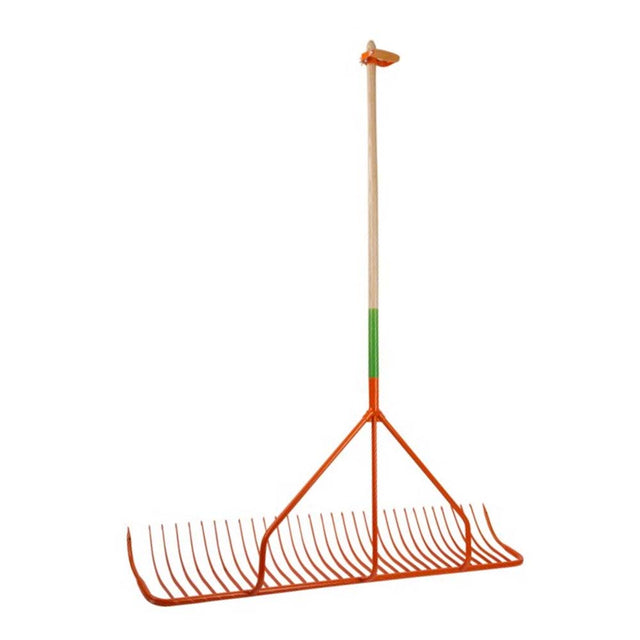 Rastrello Erpice con Manico in Legno 115cm