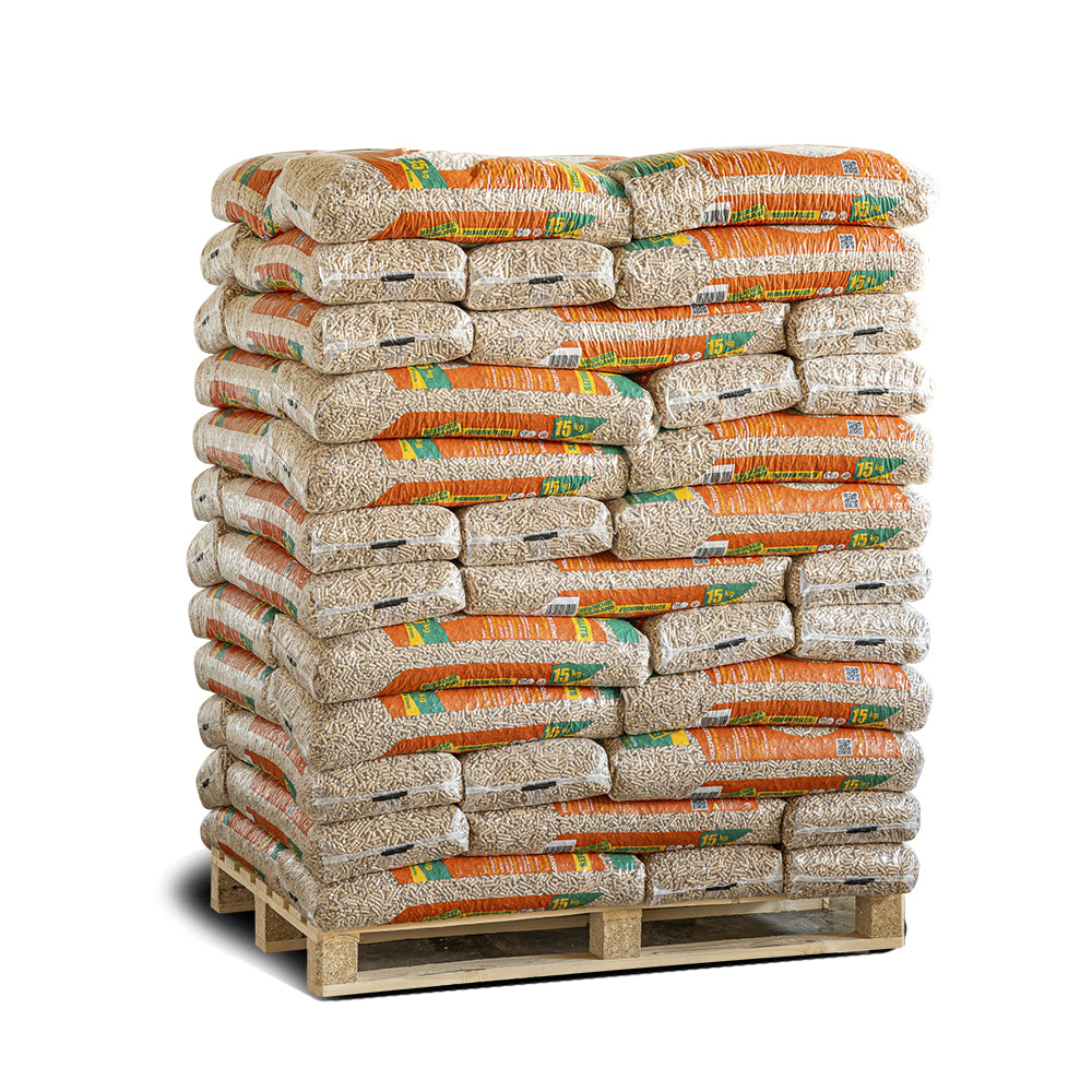 Beikircher Premium Pellets ENpuls A1 – Höchste Qualität Palette Mit 66 Säcken