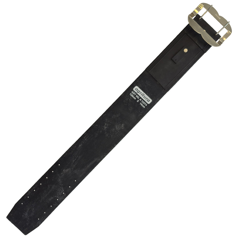 Leather Cattle Strap with Collar – 120cm