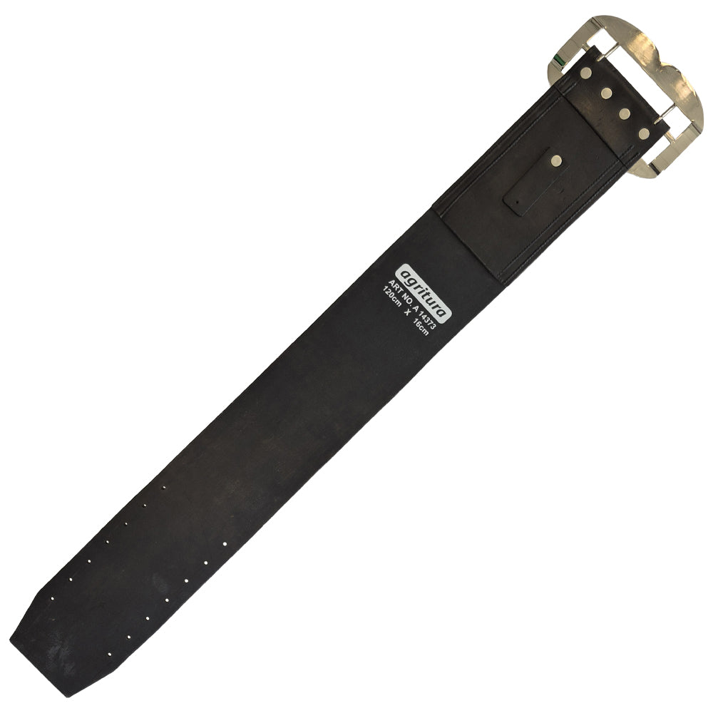 Leather Cattle Strap with Collar – 120cm