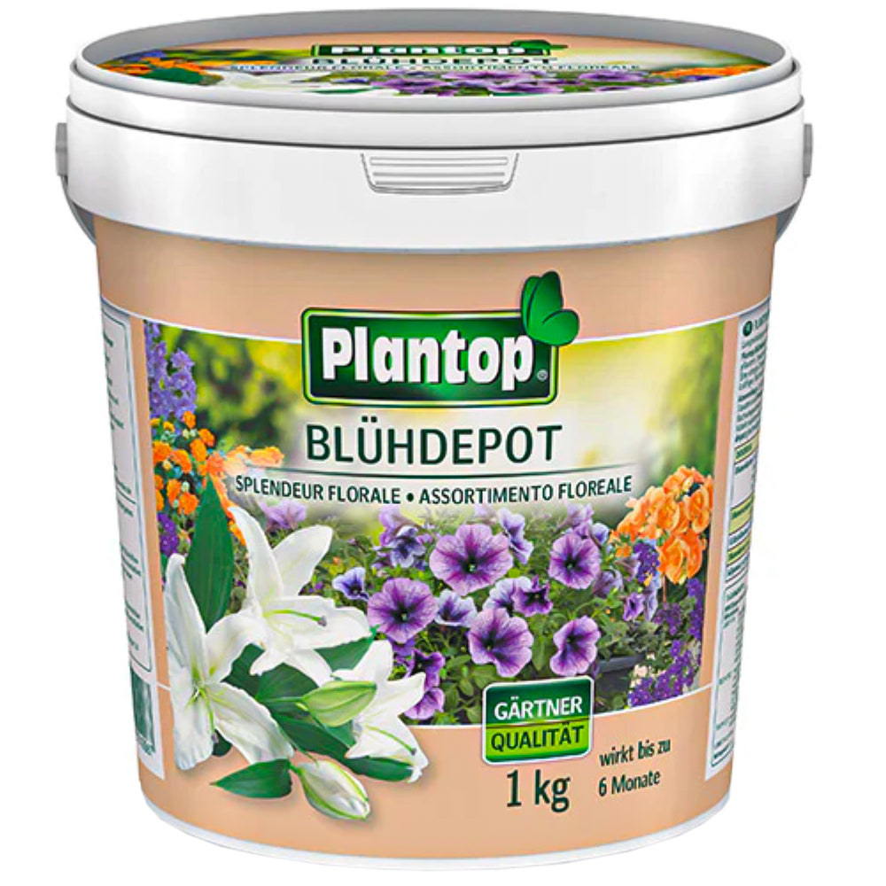 Plantop Blühdepot Blumendünger, granuliert - 1kg