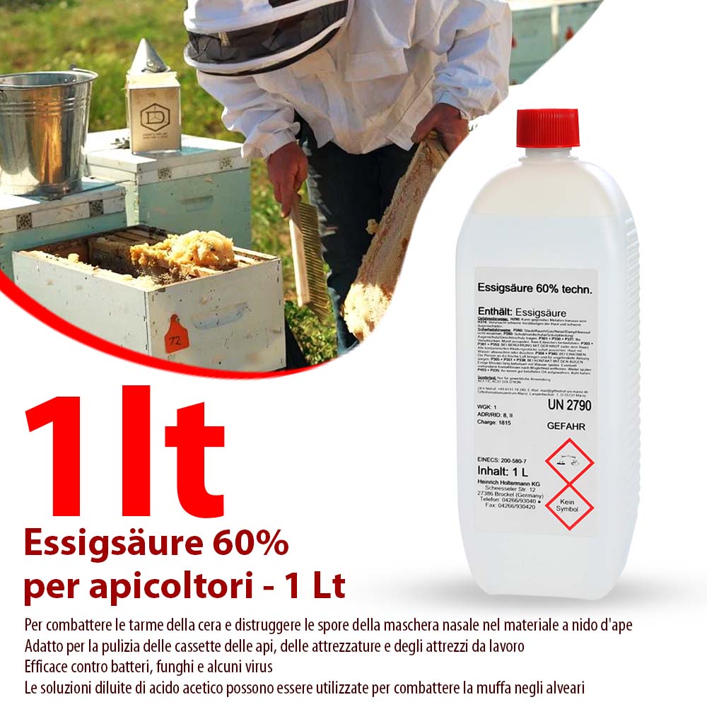 Essigsäure 60% for beekeepers - 1 Lt