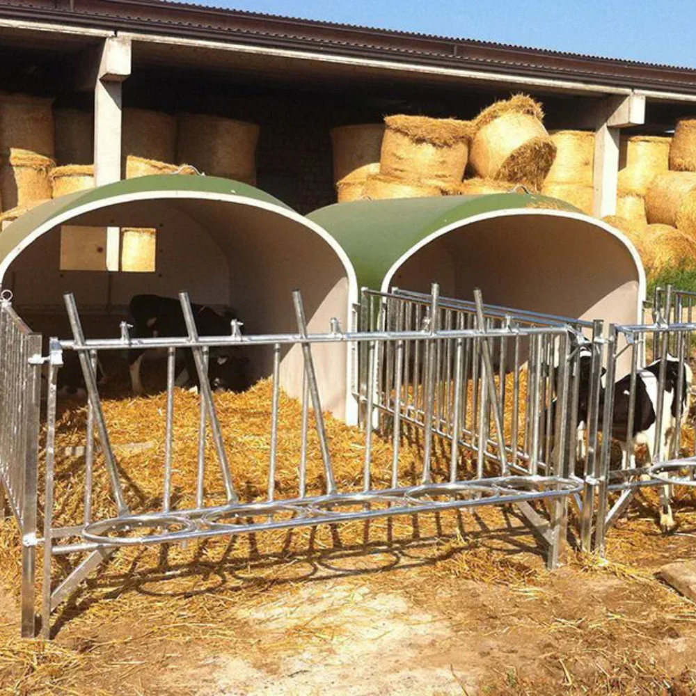 Kälberhütte Loda Fiberglas für 5 Kälber