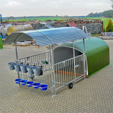 Zubehör Kälberhütte Stirnpanel 5 Kälber