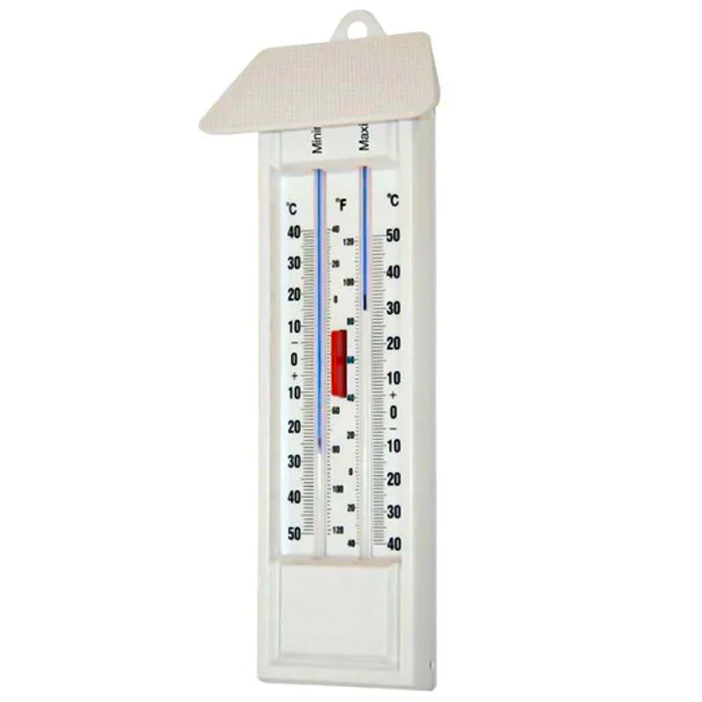 Termometro con temperatura max-min in plastica
