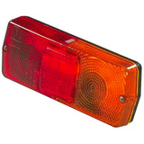 Lente in Plastica Ambra/Rossa per Fanale Posteriore