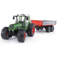 Bruder Fendt 209 S con rimorchio a sponde ribaltabili
