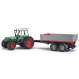 Bruder Fendt 209 S con rimorchio a sponde ribaltabili