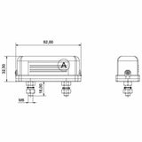 License Plate Light for Agricultural Vehicles