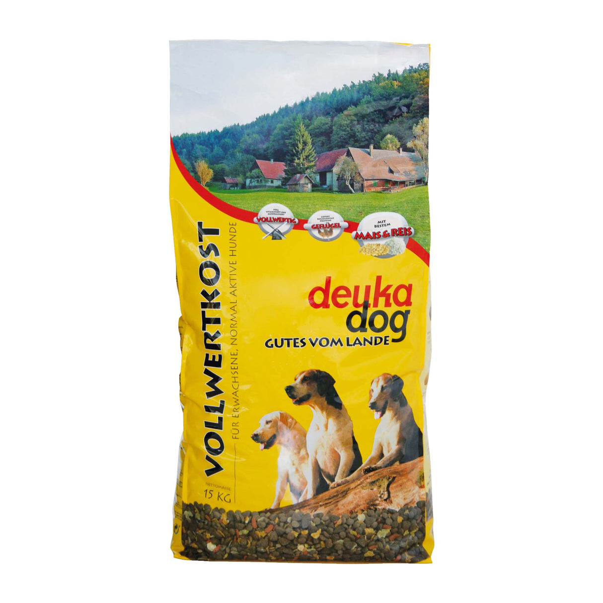 deuka Vollwertkost 15 Kg Complete food for adult dogs with flakes