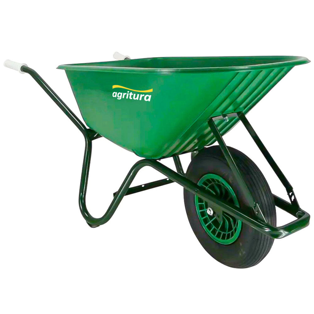 TK 100L Universal Wheelbarrow for Construction and Garden - Robust and ...