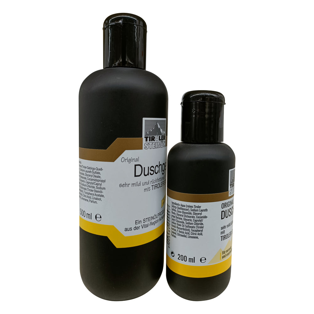 Gel doccia con olio di roccia tirolese