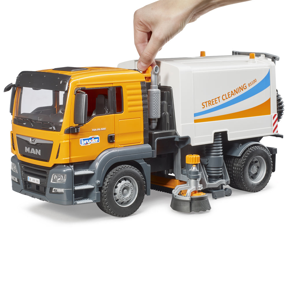 Bruder Camion per la Pulizia delle Strade MAN TGS