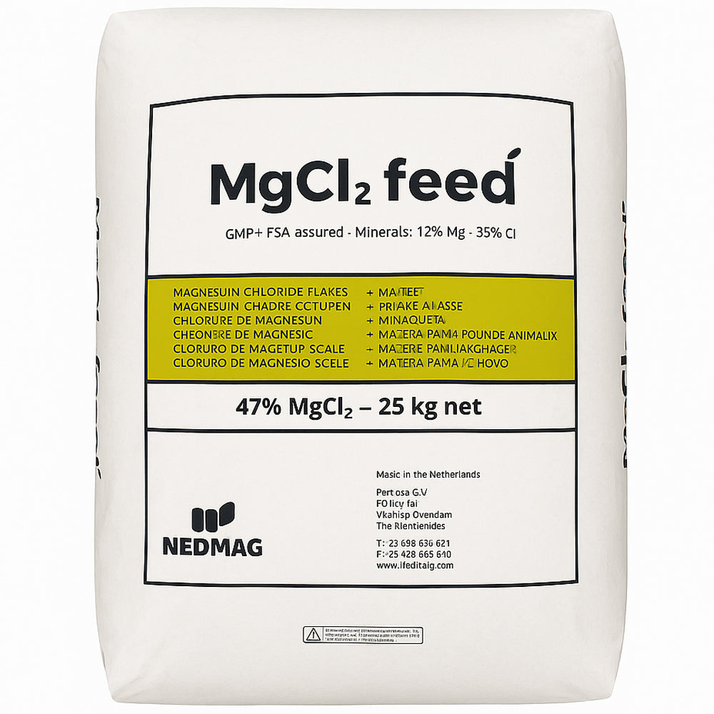 Cloruro di magnesio 25kg – Sale da spargere – Additivo zootecnico – Uso agricolo