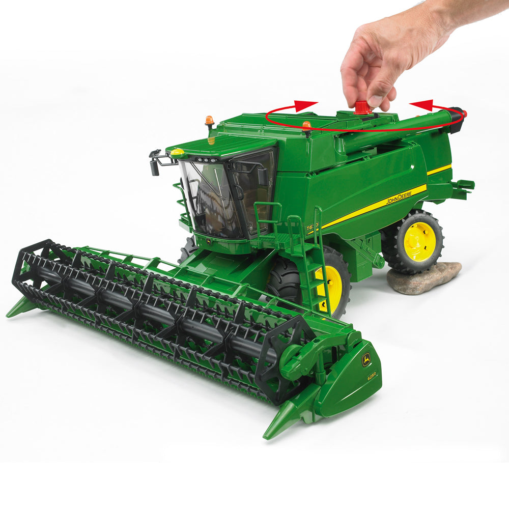 Bruder John Deere T 670i – Mini Mietitrebbia Giocattolo