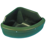 Eck-Futtertrog mit Beissschutz für Pferde - 30l