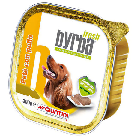 Byrba Patè 300g – Alimento Umido Completo per Cani con Pollo o Manzo