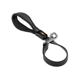 Giotto Black Leather Dog Leash