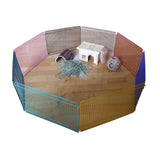 Fenced area for hamsters