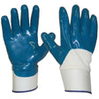 Guanto robusto in nitrile con risvolto BluNit