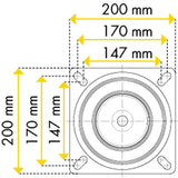 Palo in acciaio Ø76mm