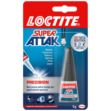 Loctite Super Attak 5gr – Colla Istantanea Potente per Tutti i Materiali