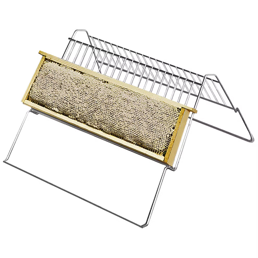 Leggio in acciaio inox per disopercolare su banco in acciaio inox