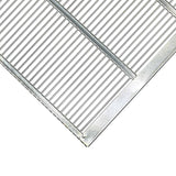 Galvanized metal queen excluder for support on frames