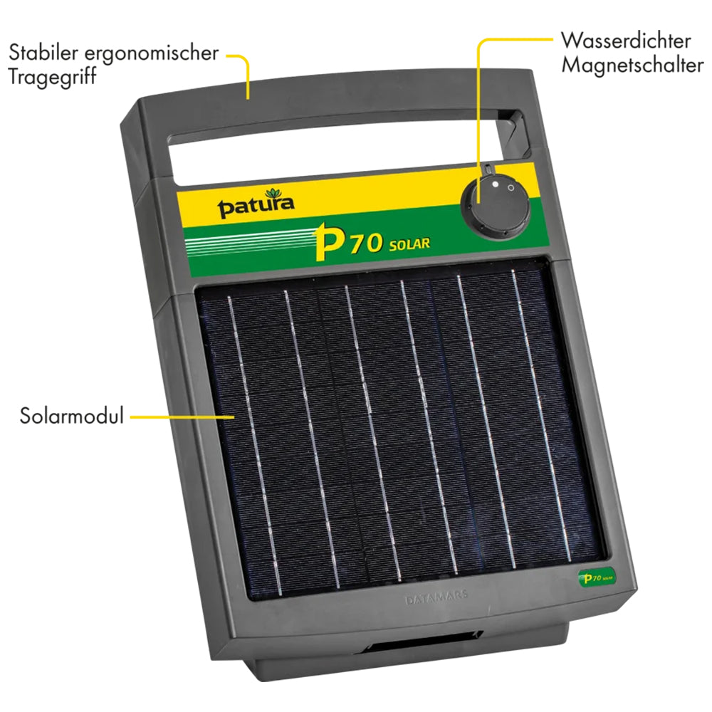 P 70 Recintatore Solare – Elettrificatore Compatto e Potente