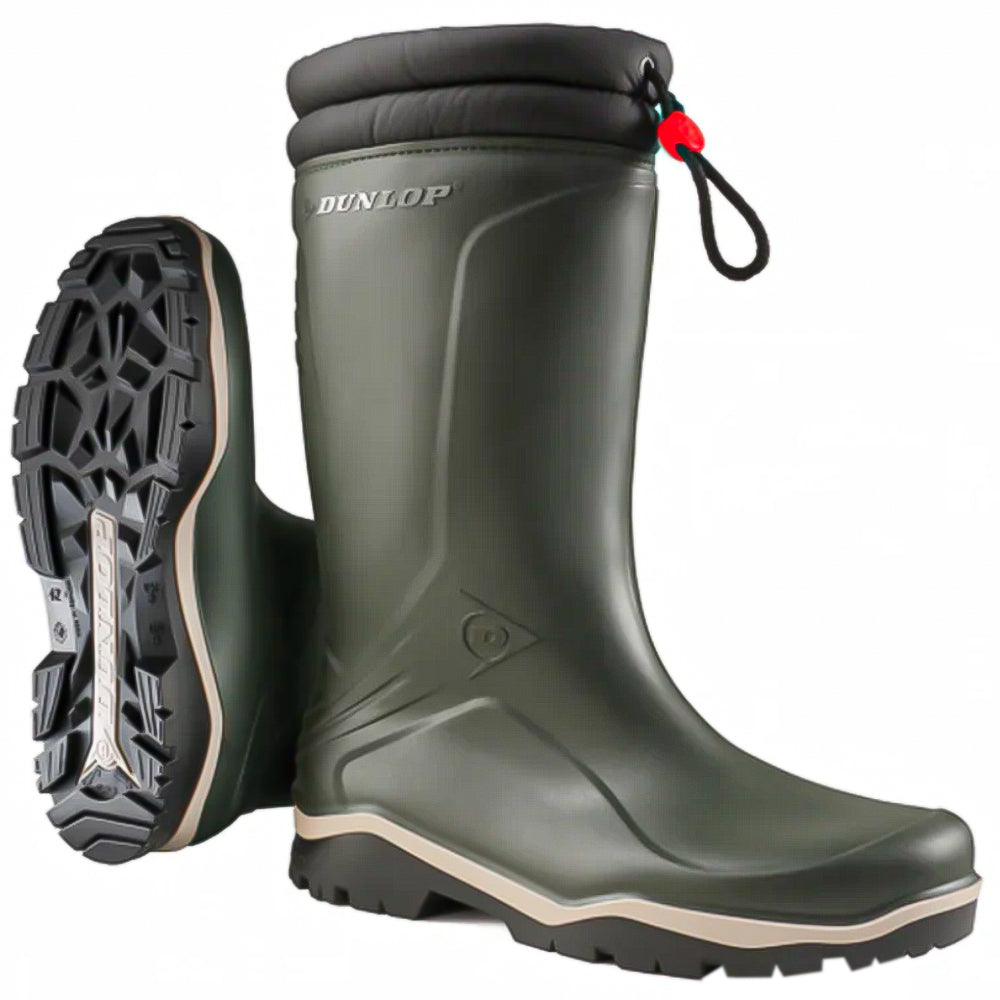 Dunlop Blizzard – Winterstiefel Mit Grünem Fellfutter