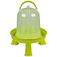 Abbeveratoio per polli Eco 8 L. Con gambe e colore verde limone