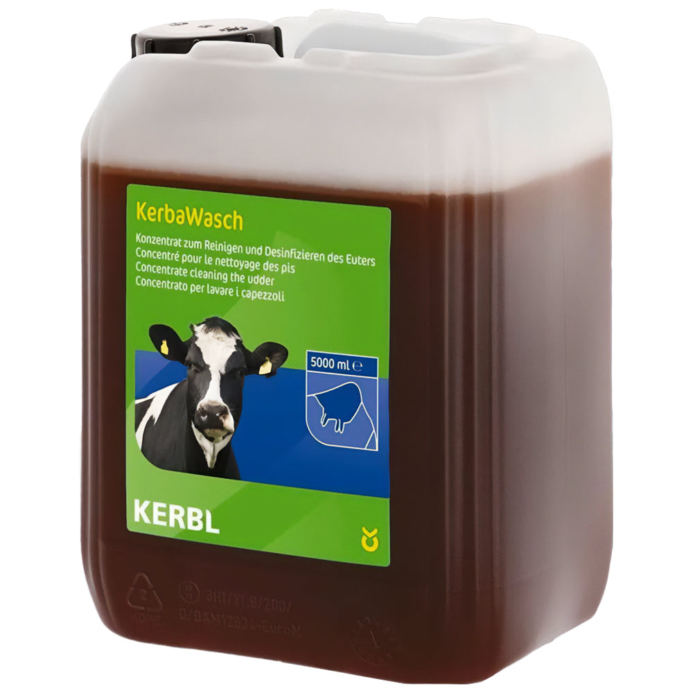 KerbaWasch Soluzione di lavaggio mammelle tanica da 5l