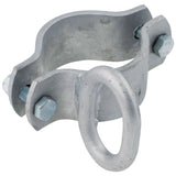 Collare D=76 con foro per perno e piastra di supporto