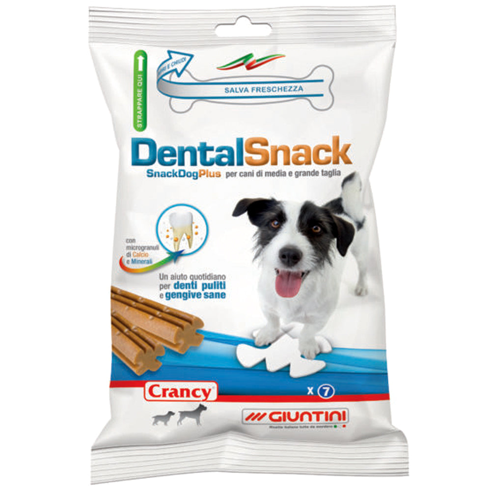 Crancy Dental Snack – Mangime Complementare per l'Igiene Dentale del Cane