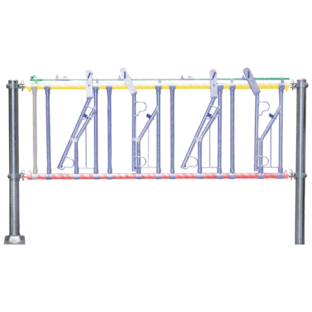 Telaio di supporto modulare per mangiatoia autobloccante | sistema SSV / SV per bovini