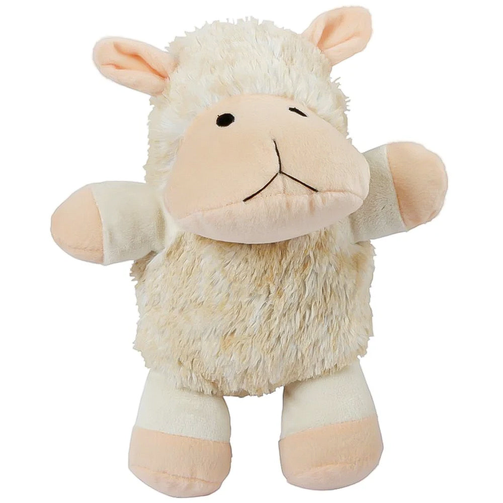 White sheep plush toy for dog 24 cm