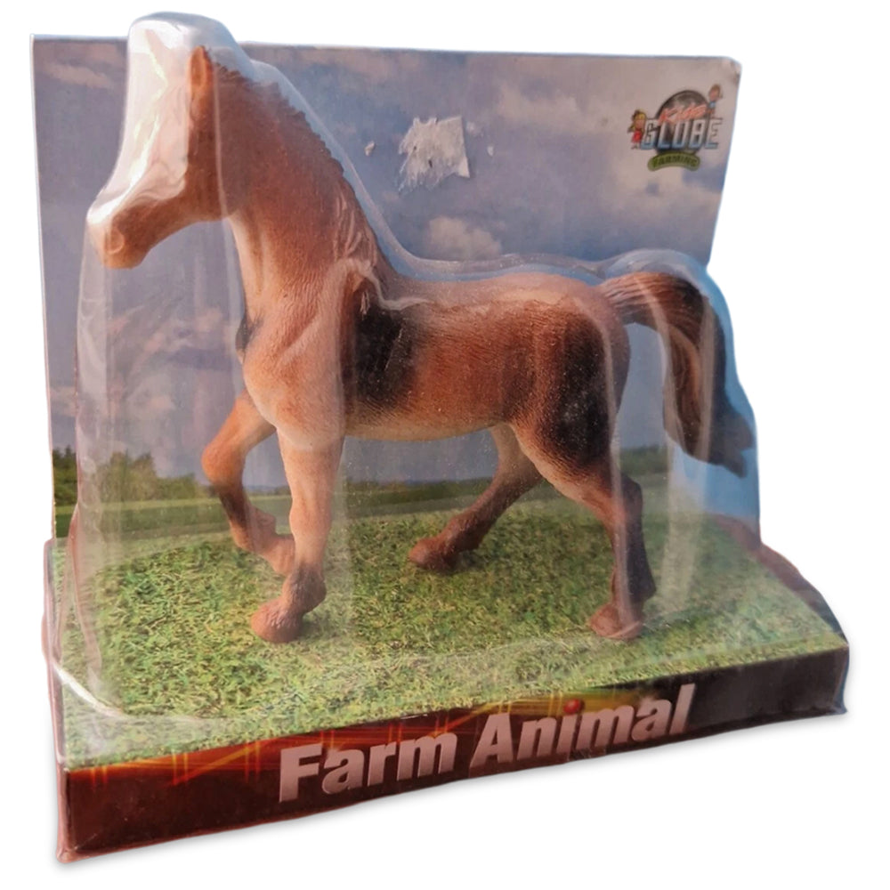 Bauernhof-Pferd Braun Spielzeug für Kinder