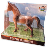 Bauernhof-Pferd Braun Spielzeug für Kinder