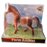 Bauernhof-Pferd Braun Spielzeug für Kinder