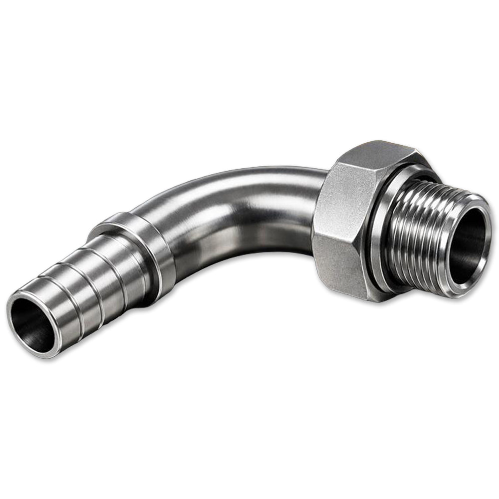 Inox Hahnanschluss Kurve D 16