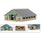 Holz Kuhstall Offenstall Modell Maßstab 1:87