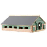 Holz Kuhstall Offenstall Modell Maßstab 1:87