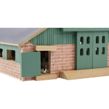 Holz Kuhstall Offenstall Modell Maßstab 1:87