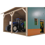 Landwirtschaftlicher Unterstand für 2 Fahrzeuge im Maßstab 1:16
