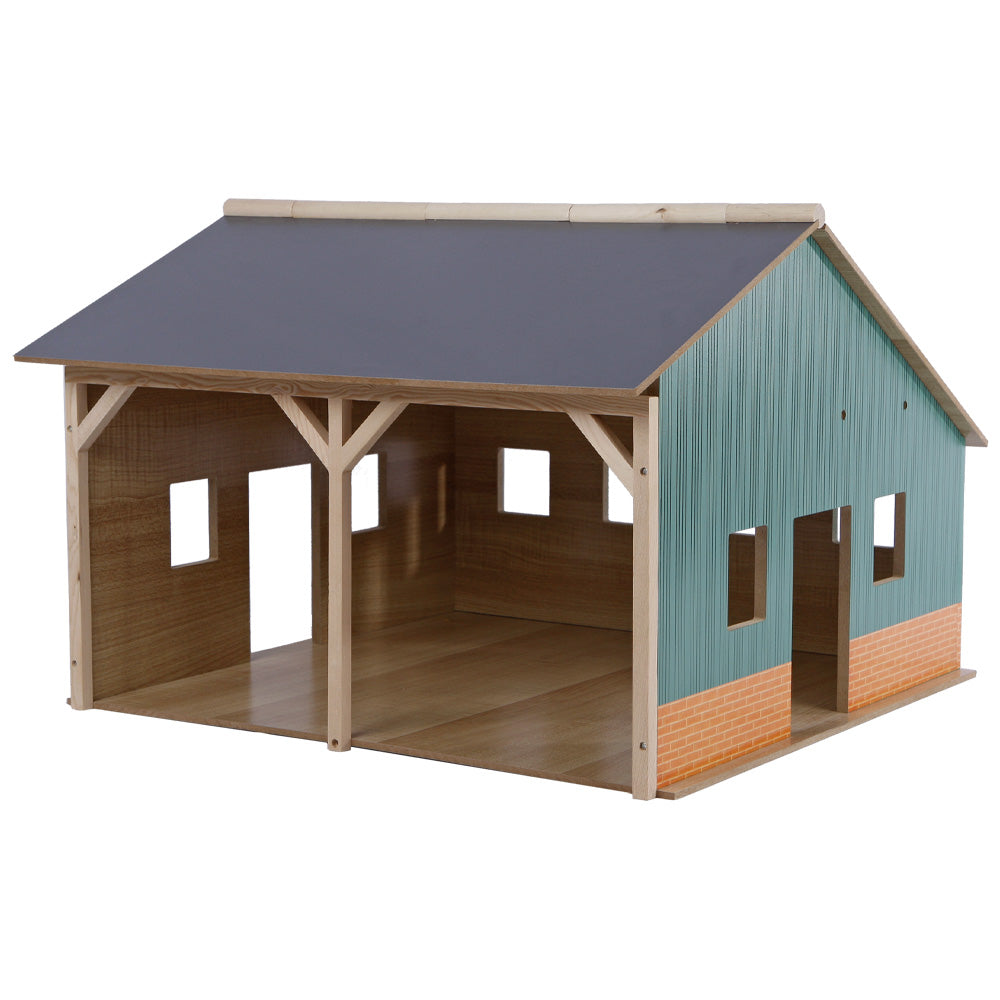 Landwirtschaftlicher Unterstand für 2 Fahrzeuge im Maßstab 1:16