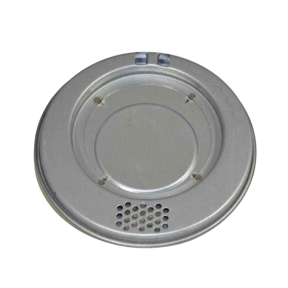 Round metal bee escape with 2 outlets