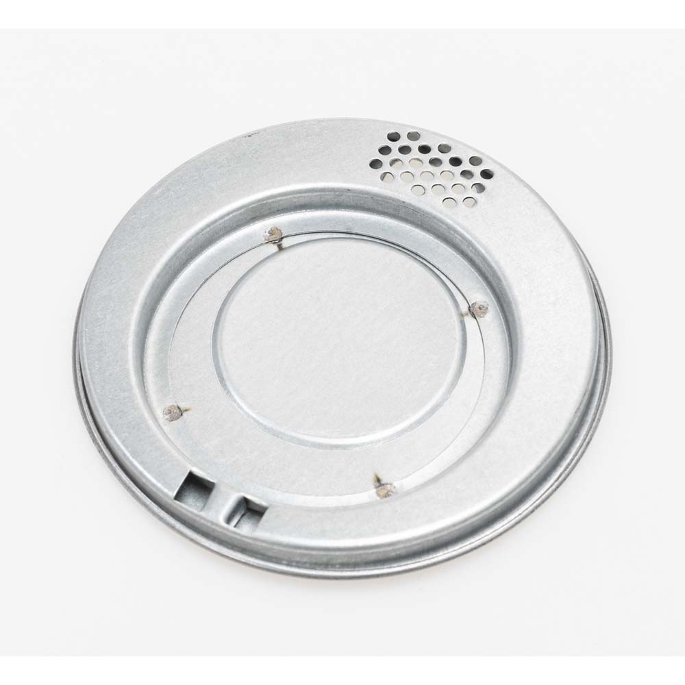 Round metal bee escape with 2 outlets